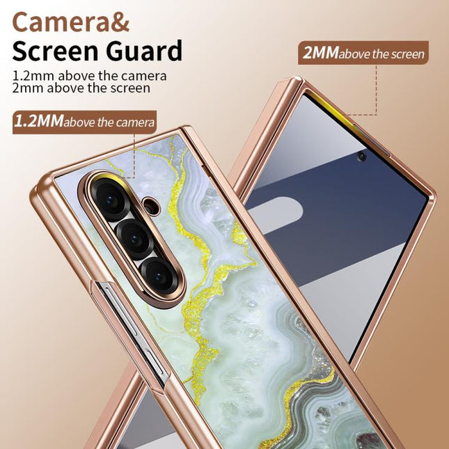 VIETAO Amber Series Integrated Privacy Screen Protector Magnetic Phone Case with Stylus, For Galaxy Z Fold8 Ultra 5G, For Samsung Galaxy Z Fold7 5G, For Samsung Galaxy Z Fold6 5G