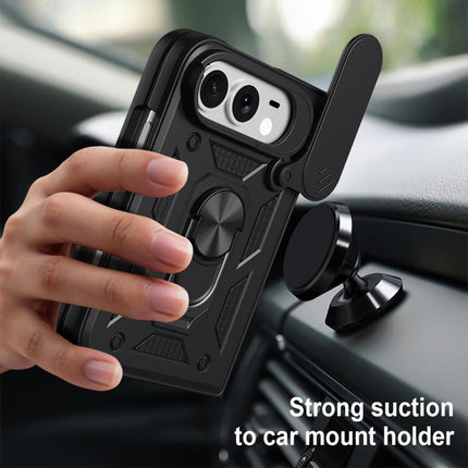 Sliding Camera Cover Design TPU+PC Phone Case, For iPhone Duo