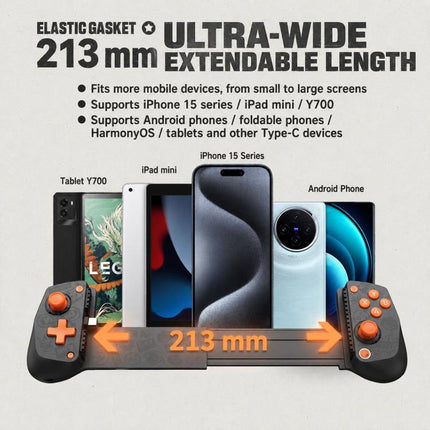 GameSir X5 Lite Type-C Telescopic Mobile Gaming Controller, X5 Lite
