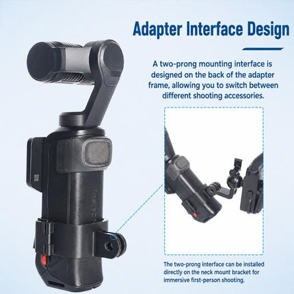 For Insta360 Luna Ultra Quick Release Magnetic Neck Mount, Neck Mount, Neck Mount + Fixed Strap