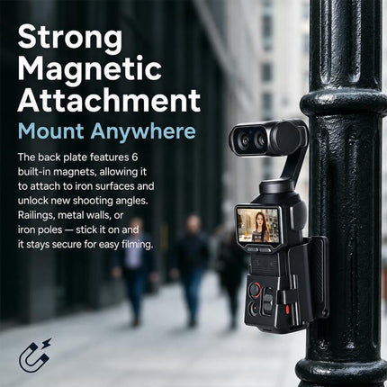Magnetic Mount Base Multi-Function Desktop Camera Mount, For Insta360 Luna Ultra