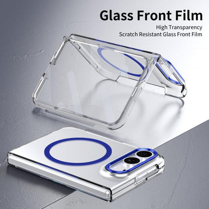 lce Folding Series MagSafe Integrated Clear PC Phone Case, For iPhone Duo