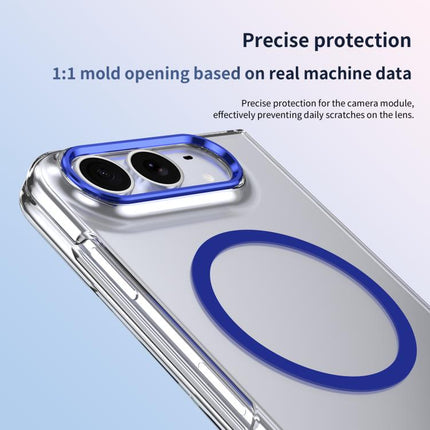 lce Folding Series MagSafe Integrated Clear PC Phone Case, For iPhone Duo