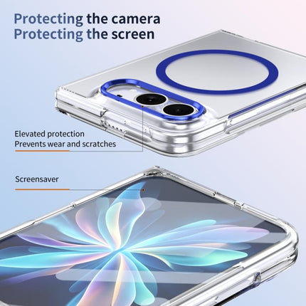 lce Folding Series MagSafe Integrated Clear PC Phone Case, For iPhone Duo