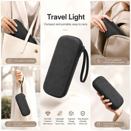 Portable Shockproof PU Camera Storage Bag, For Insta360 Luna Ultra
