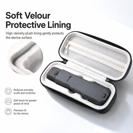 Portable Shockproof PU Camera Storage Bag, For Insta360 Luna Ultra
