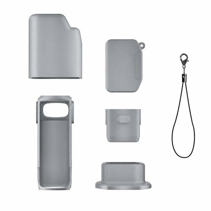 6-in-1 Silicone Protective Cover Kit with Anti-Loss Strap, Full-Body Camera Cover, For Insta360 Luna Ultra