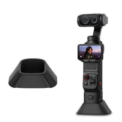 Silicone Mount Base Anti-Slip Camera Expansion Mount Fixed Holder, For Insta360 Luna Ultra