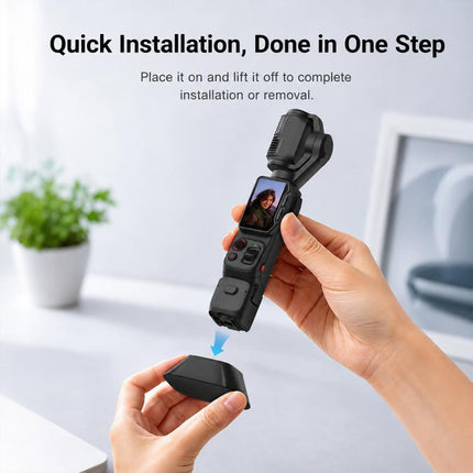Silicone Mount Base Anti-Slip Camera Expansion Mount Fixed Holder, For Insta360 Luna Ultra