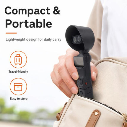 Lens Hood Anti-Glare Lens Shield Scratch-Resistant Protective Cover, For Insta360 Luna Ultra