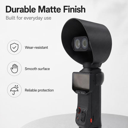 Lens Hood Anti-Glare Lens Shield Scratch-Resistant Protective Cover, For Insta360 Luna Ultra