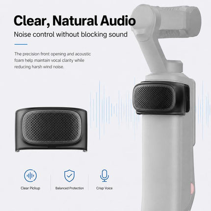 Microphone Wind Muff Noise Reduction Windshield Cover, For Insta360 Luna Ultra