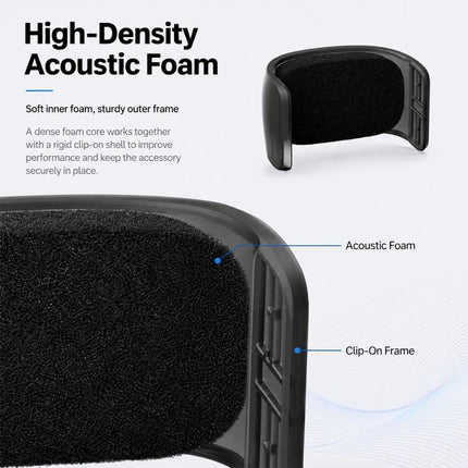 Microphone Wind Muff Noise Reduction Windshield Cover, For Insta360 Luna Ultra