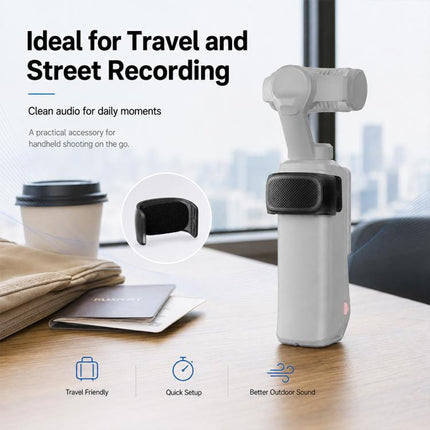 Microphone Wind Muff Noise Reduction Windshield Cover, For Insta360 Luna Ultra