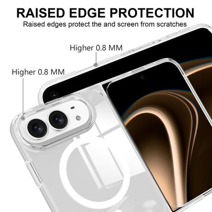Scratchproof PC Transparent MagSafe Phone Case, For iPhone Duo