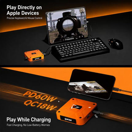 Aimzenix AX360M Console Mobile Game Keyboard and Mouse Converter