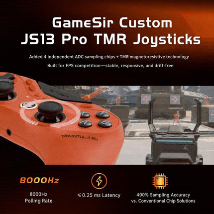 GameSir T3 CE Tarantula 8K Wired Game Controller for Switch, PC, Android, Steam, T3 CE