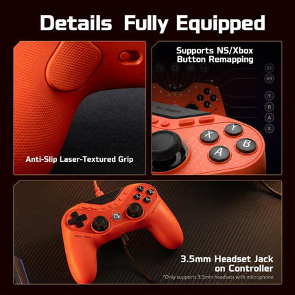 GameSir T3 CE Tarantula 8K Wired Game Controller for Switch, PC, Android, Steam, T3 CE