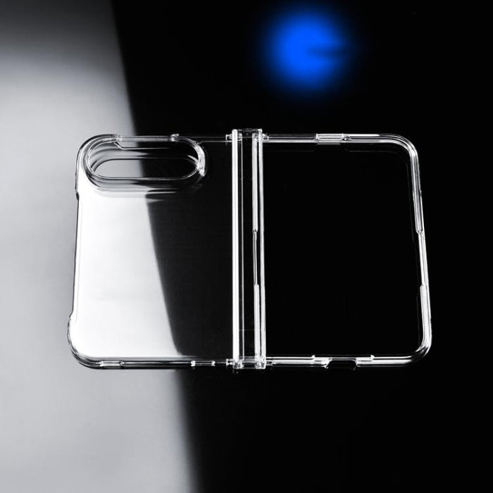 Transparent High-definition Three-section PC Phone Case with Hinge, For iPhone Duo