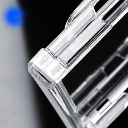 Transparent High-definition Three-section PC Phone Case with Hinge, For iPhone Duo