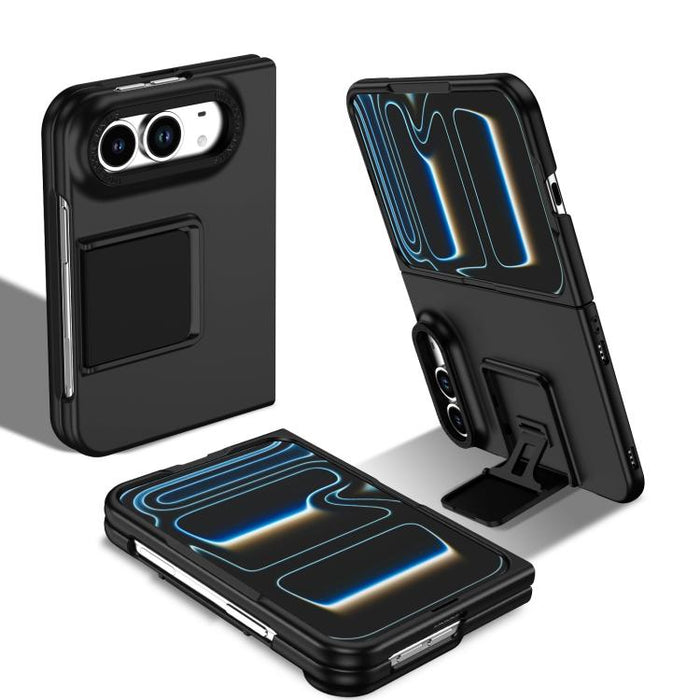 Three-dimensional Folding Holder PC Phone Case, For iPhone Duo