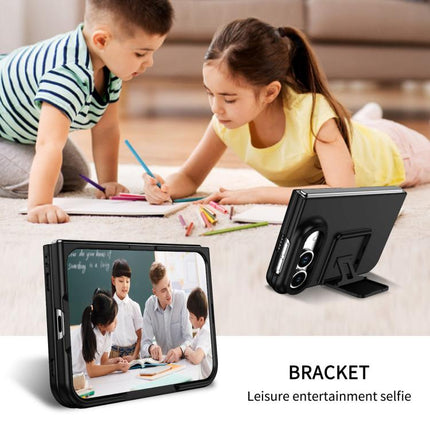 Three-dimensional Folding Holder PC Phone Case, For iPhone Duo