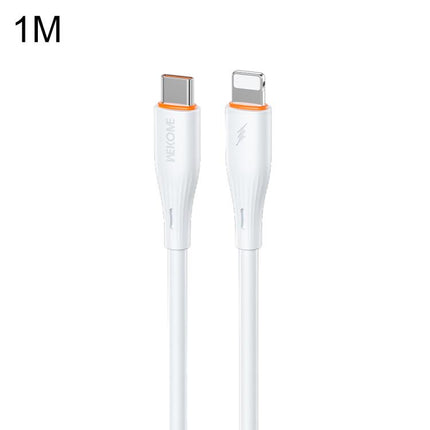 WK WDC-C36 Swift PD35W Type-C to 8 Pin Ultra-Fast Charging Data Cable, 1M, 2M, 3M