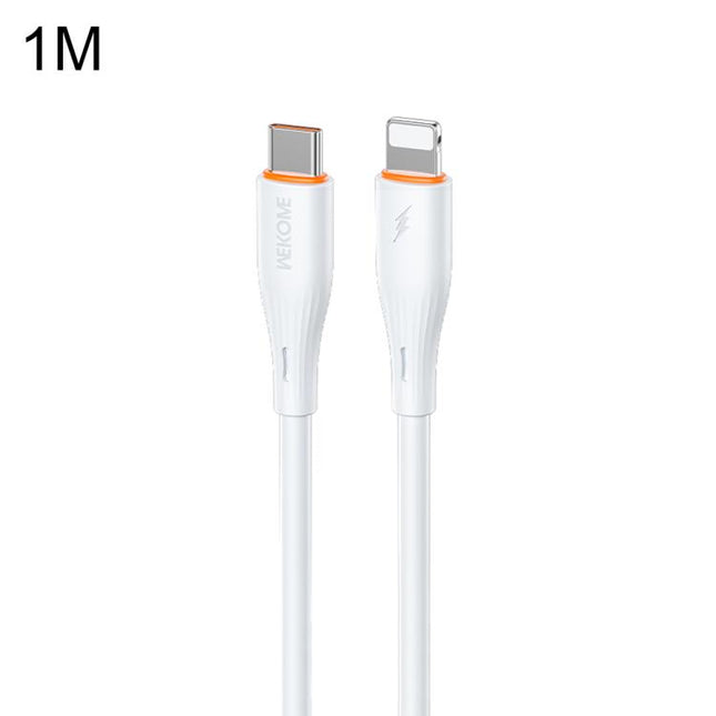 WK WDC-C36 Swift PD35W Type-C to 8 Pin Ultra-Fast Charging Data Cable, 1M, 2M, 3M