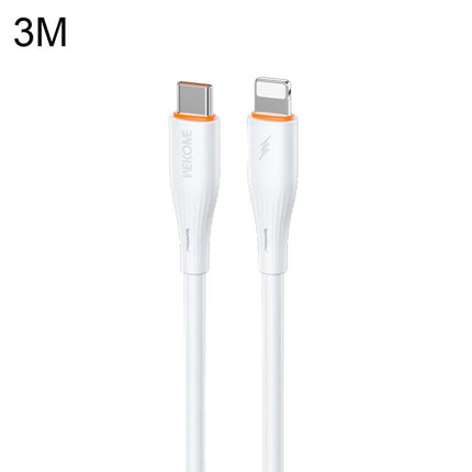 WK WDC-C36 Swift PD35W Type-C to 8 Pin Ultra-Fast Charging Data Cable, 1M, 2M, 3M