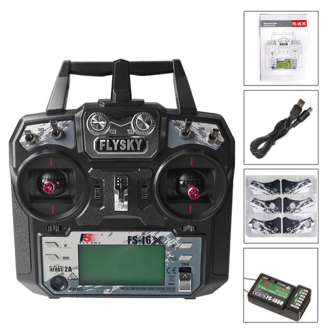 FlySky FS-I6X 10-Channel Transmitter Drone Remote Control, I6X+IA6B Left, I6X+IA6B Right, I6X+IA10B Left, I6X+IA10B Right, I6X Left Model 2 No Receiver, I6X Right Model 1 No Receiver, I6X + IA6 Left, I6X + IA6 Right, I6X+A8S Left, I6X+A8S Right