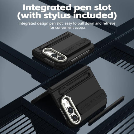 Film Integrated Lens Frame Bracket Phone Case with Wristband / Pen, For iPhone Duo