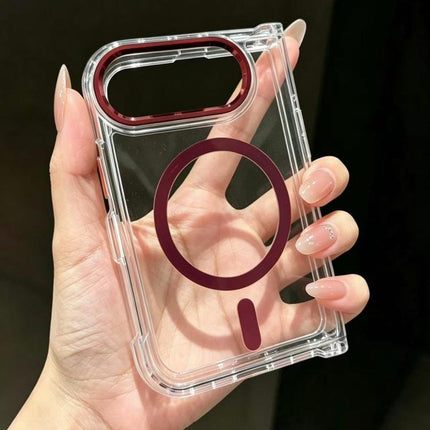 Acrylic Transparent Magnetic Phone Case, For iPhone Duo