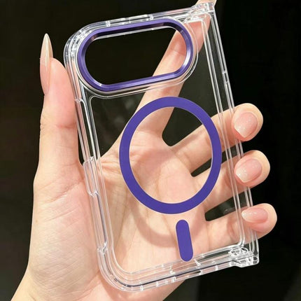 Acrylic Transparent Magnetic Phone Case, For iPhone Duo