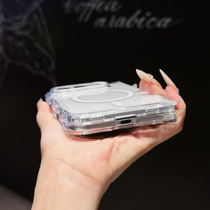 Acrylic Transparent Magnetic Phone Case, For iPhone Duo