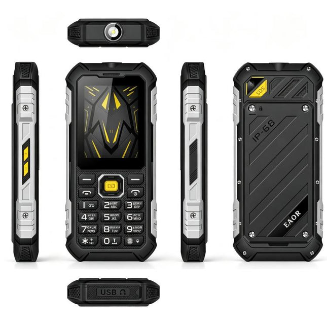 HP220 IP68 Rugged Feature Phone 2.4-inch MTK6261D Processor Supports Dual SIM 2G, 2G