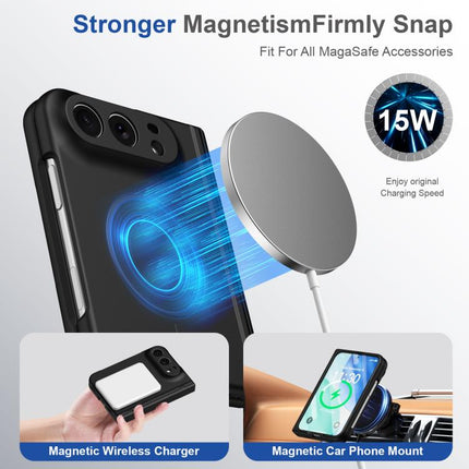 Full Cover HD Integrated Magnetic Hinge Folding Phone Case, For iPhone Duo