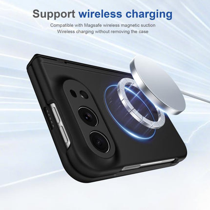 Full Cover HD Integrated Magnetic Hinge Folding Phone Case, For iPhone Duo