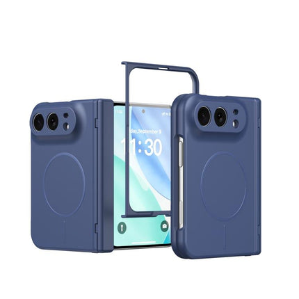 Full Cover HD Integrated Magnetic Hinge Folding Phone Case, For iPhone Duo