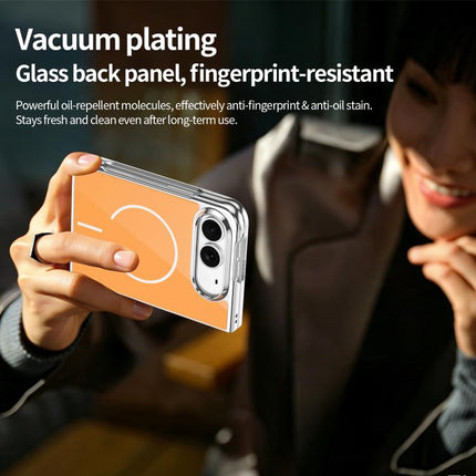 Integrated Glass Scratch Resistant Magnetic Phone Case, For iPhone Duo