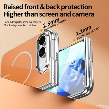 Integrated Glass Scratch Resistant Magnetic Phone Case, For iPhone Duo