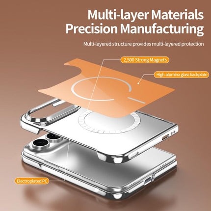 Integrated Glass Scratch Resistant Magnetic Phone Case, For iPhone Duo