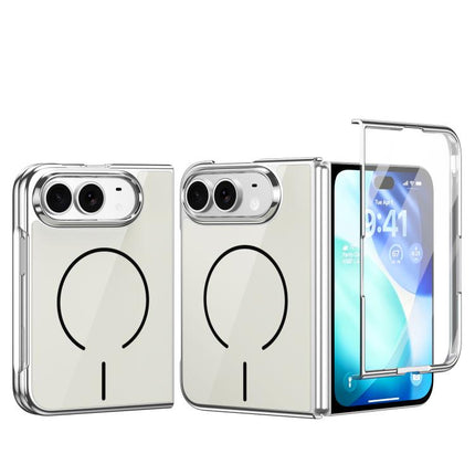 Integrated Glass Scratch Resistant Magnetic Phone Case, For iPhone Duo