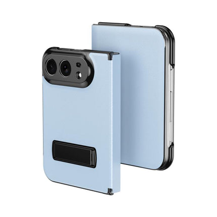 Flip Cover Folding Holder Vegan Leather Protective Phone Case, For iPhone Duo
