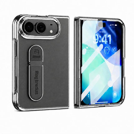 Invisible Stand Design Integrated Film Phone Case, For iPhone Duo