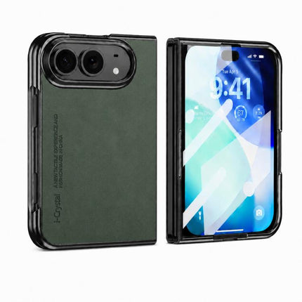 i.Crystal Lambskin Integrated Film Phone Case, For iPhone Duo