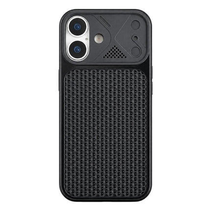 Mecha Style Heat Dissipation Mesh TPU Phone Case, For iPhone 18, For iPhone 18 Pro, For iPhone 18 Pro Max