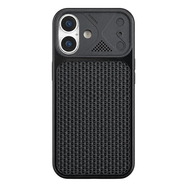 Mecha Style Heat Dissipation Mesh TPU Phone Case, For iPhone 18, For iPhone 18 Pro, For iPhone 18 Pro Max