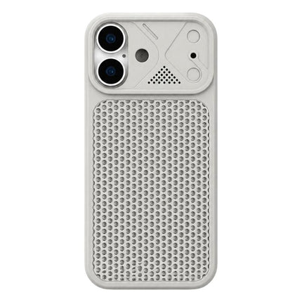 Mecha Style Heat Dissipation Mesh TPU Phone Case, For iPhone 18, For iPhone 18 Pro, For iPhone 18 Pro Max