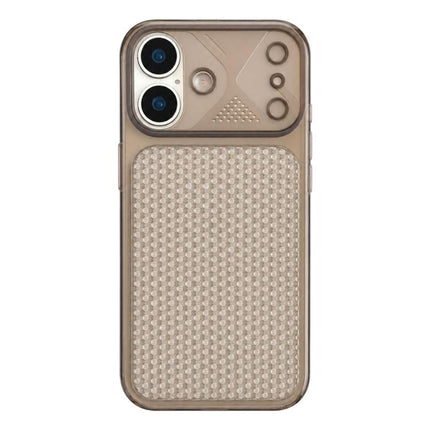 Mecha Style Heat Dissipation Mesh TPU Phone Case, For iPhone 18, For iPhone 18 Pro, For iPhone 18 Pro Max