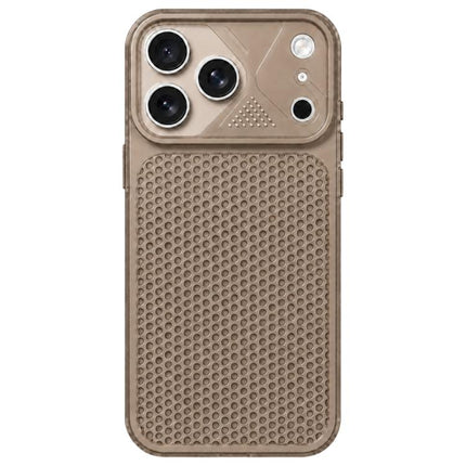 Mecha Style Heat Dissipation Mesh TPU Phone Case, For iPhone 18, For iPhone 18 Pro, For iPhone 18 Pro Max